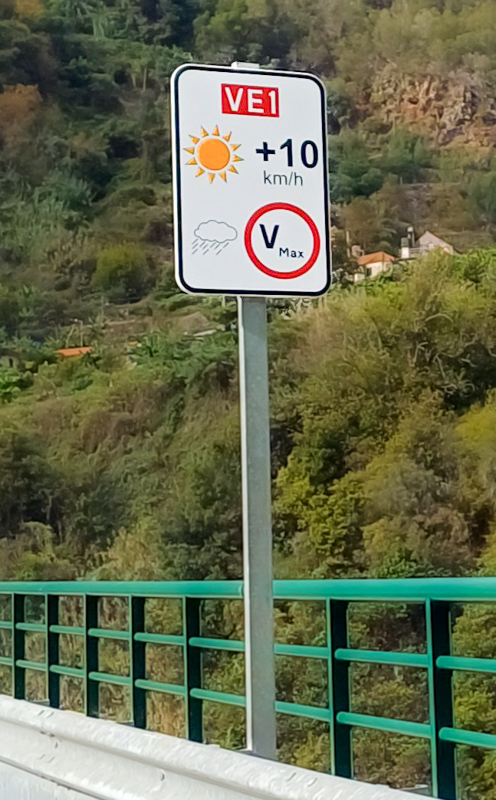 Madeira schneller fahren bei Sonnenschein