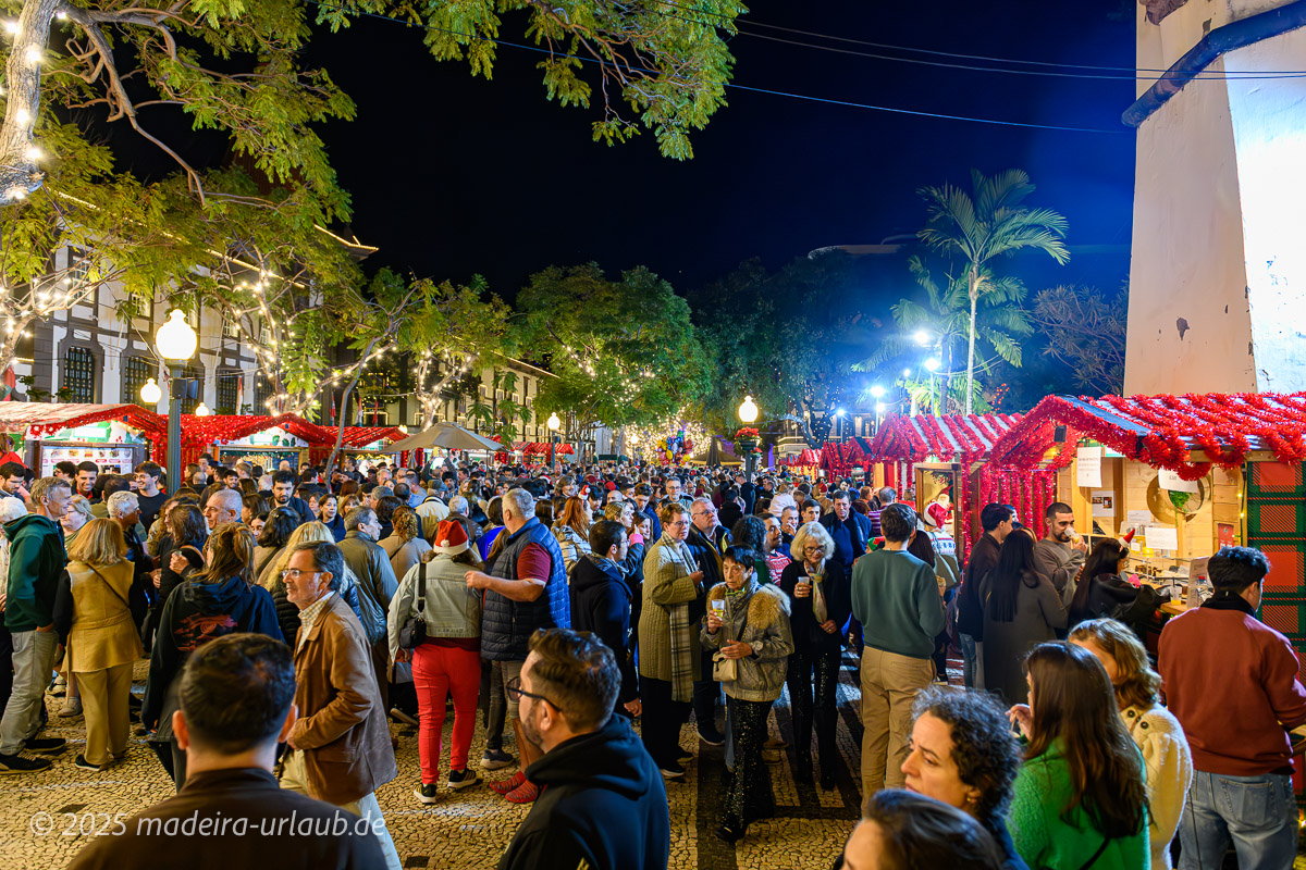 Weihnachtsmarkt Funchal am 23. Dezember