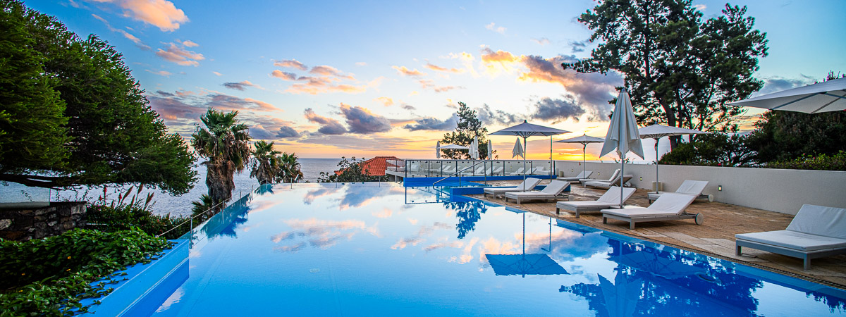 Infinity Pool auf Madeira im Designhotel