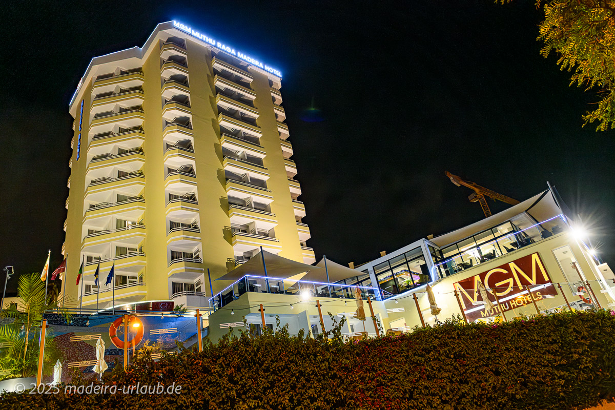 Muthu Raga Hotel Madeira Abendbeleuchtung